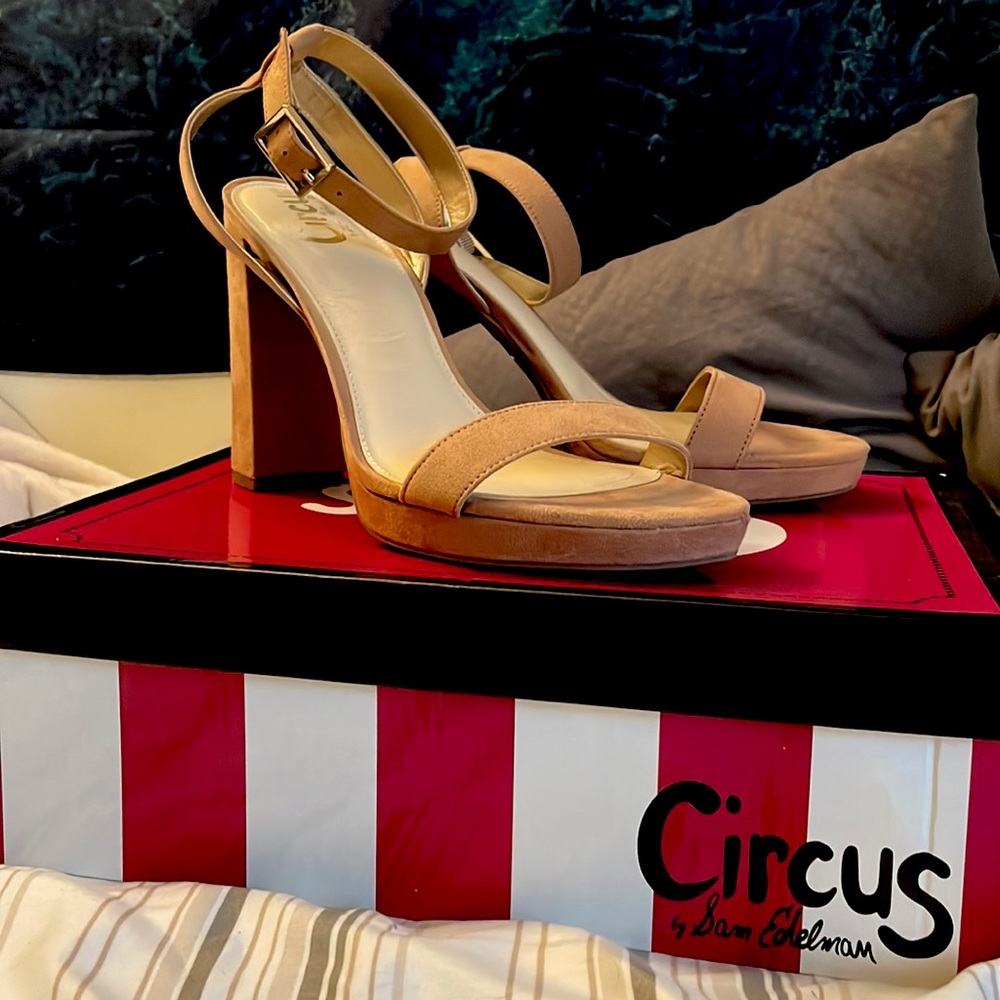Cute Sam Edelman Chunky Strappy Heels